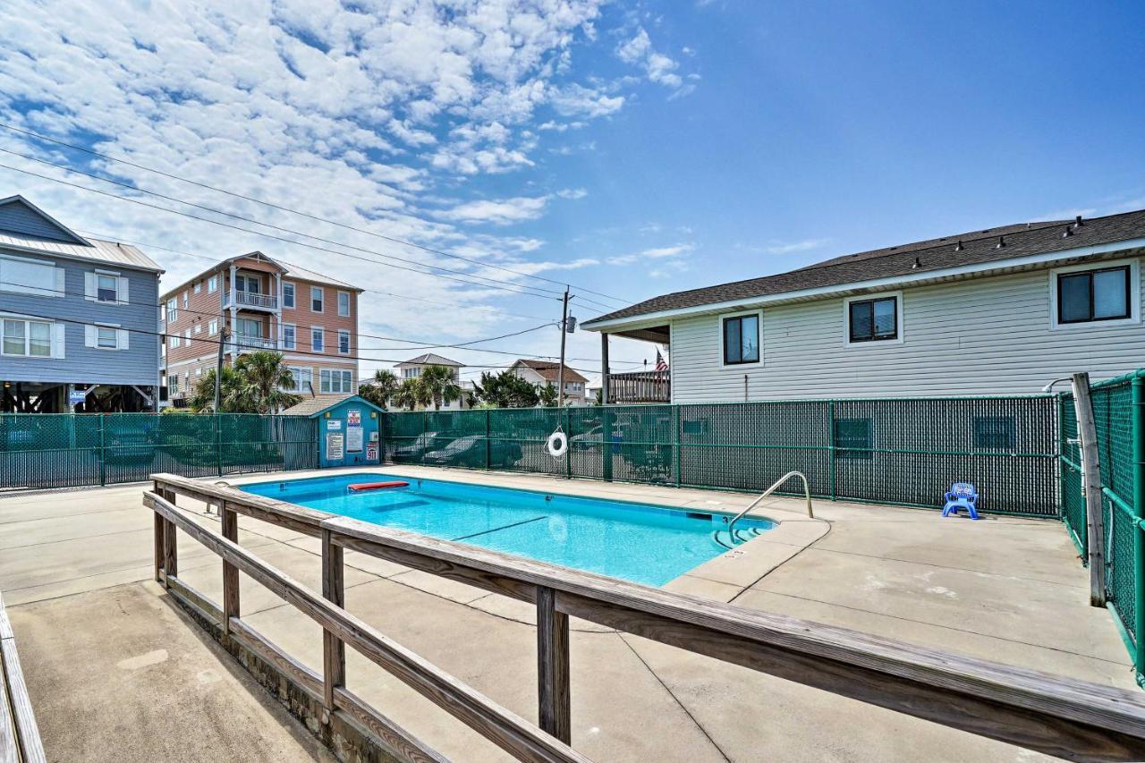 Condo With Balcony And Pool Walk To 2 Beach Accesses! Carolina Beach Eksteriør bilde
